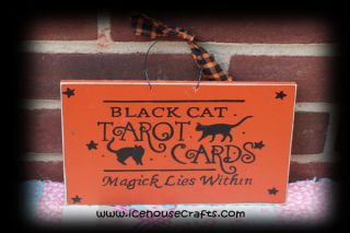 black cat tarot cards sign