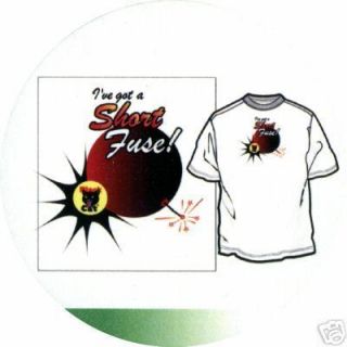 Black Cat Fireworks Limited Edition Short Fuse T Shirt