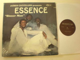 Black Gospel LP Essence Sinner Man Savoy 14494