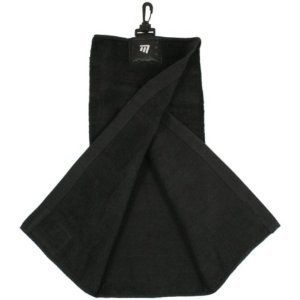 Brand New Masters Tri Fold Golf Bag Towel Black