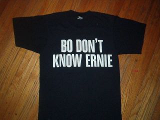 Vtg Bo DonT Know Ernie Harwell Shirt Detroit Tigers S