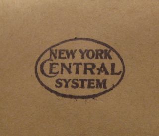 Antique New York Central System Railroad RR Unused Envelope