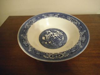 BLUE WILLOW DINNER PLATE CHINA DINNERWARE LARGE SERVING DISH