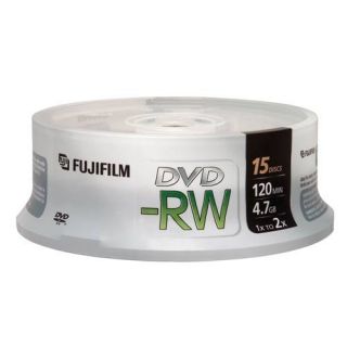 Blank DVD RW4 7GB 2X Rewriteable Fuji RW Discs in Spindle in 180 Lot 