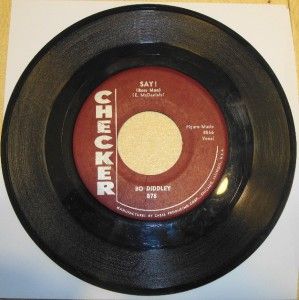 1957 Bo Diddley Say Boss Man Before You Accuse Me 45 Vinyl Record VG 