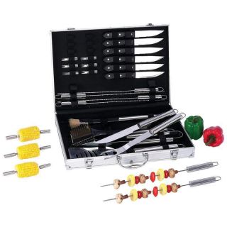   ™ 31pc Stainless Steel Barbeque Tool Set BBQ Like Bobby Flay