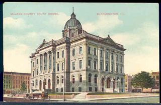 IL, Bloomington, Illinois, McLean County Court House, Exterior View 