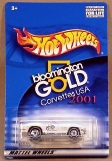 2001 Hot Wheels Bloomington Gold Show 65 White Corvette