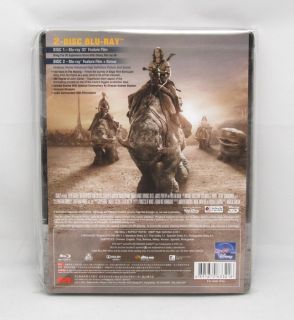 Brand New John Carter Blu Ray 3D 2D G2 Size Embossed Viva Metal Box 