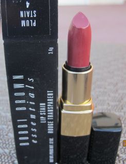 Bobbi Brown Lipstick Lip Stick Stain Plum Satin 4 Gorgeous
