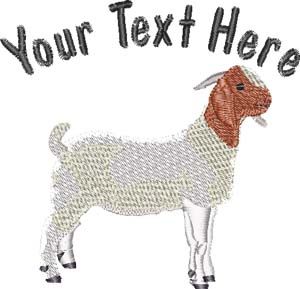 Doe Boer Goat Custom Embroidery Shirt Styles