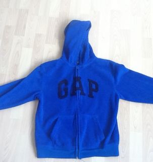 Boys Gap Hoodie L 10 Blue Fuzzy Warm Zip Up Hoodie Soft