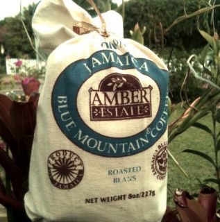JAMAICA BLUE MOUNTAIN COFFEE 100 AMBER ESTATE 1 2b whole beans 228g 