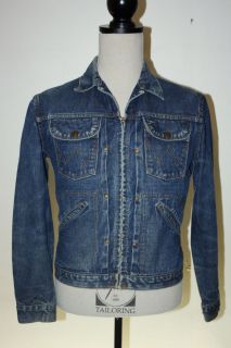 Size 38 Vintage Wrangler Bluebell Jacket Made in USA