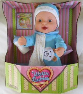 Water Babies Doll Complete Set Blue Bear Outfit Funnel Book Brand New 