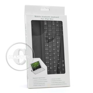   SHELL BLUETOOTH KEYBOARD SNAP ON CASE STAND FOR APPLE iPAD MINI BLACK
