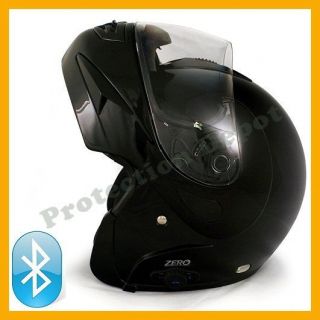 Vcan Zero V200 Bluetooth Modular Flip Up Motorcycle Helmet Glossy 