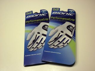 Two New Bionic Performance Golf Gloves Cadet Large