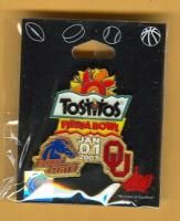 2007 Fiesta Bowl Game Day Pin Boise State Oklahoma Mint