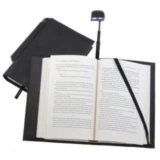 Book Light in A Bookcover for Hardcovers Black