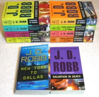 Lot 10 J D Robb in Death Series Nora Roberts New York Dallas Treachery 