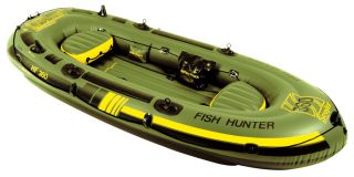   Hunter 360 Heavy Duty 4 Persons Inflatable Boat Package Deals
