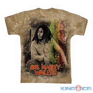 Bob Marley Wailers Brown Medium T Shirt Rasta Reggae New  