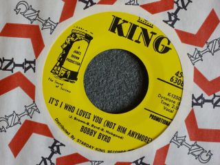 Bobby Byrd Its I Who Loves You x 2 King 6308 Promo Mint Funk Soul R B 