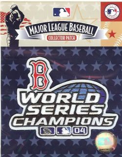 2004 MLB Boston Red Sox World Series Champions Patch