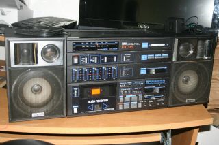 Yamaha PC 8 Boombox Radio Cassette Deck Tape Player Vintage 