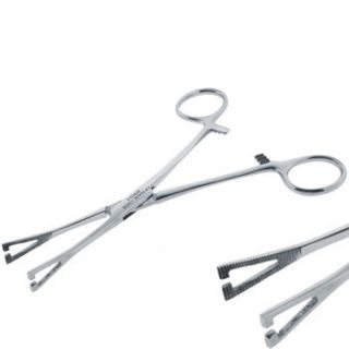 Slotted Pennington Forceps Steel Body Piercing Tools