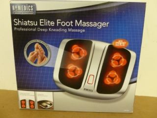 New Homedics Shiatsu Elite Foot Massager Model FMS 200HA