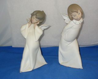   Christmas Large Angels Mime Angel 4959 Curious Angel 4960 Matte