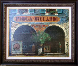 Guido Borelli Lapiola Original Oil Painting Framed
