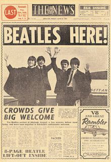 1964 BEATLES Australian Tour Book PROGRAM John Lennon, Paul McCartney 