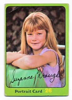 Partridge Family 1971 Topps Green Suzanne Krough as Tracy Partridge 65 
