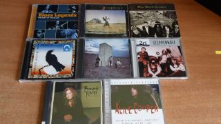 Excellent Lot of 35 Classic Rock Blues etc Double CDs and More