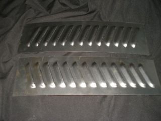 Pair of Streetbeast 34 Ford Louvered Angled Hood Inserts Panels