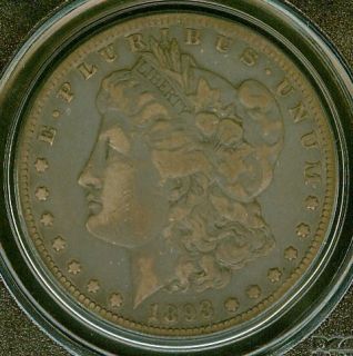  1893 s Silver $1 PCGS Fine 15 Morgan Dollar RARE