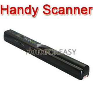   600dpi Handyscan Document Book Photo Cordless A4 Color Scanner