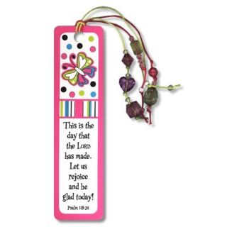 Bible Bookmark Kids Butterfly Little Miss Grace Beads