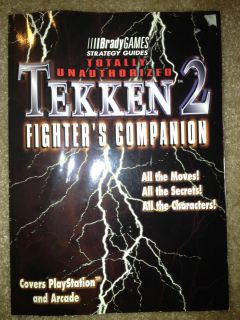 Tekken 2 Brady Games Strategy Guide Fighters Companion