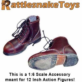 William Bowman Boots Leather Lace Up 1 6 Scale Did Action Figures 