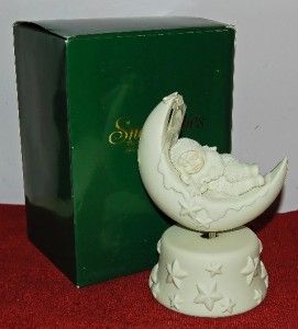   snowbabies figurine i m so sleepy music box melody brahm s lullaby it