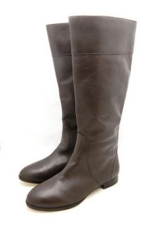 JCrew $318 Booker Leather Boots 9 5 Estate Brown Shoes Extended Calf 