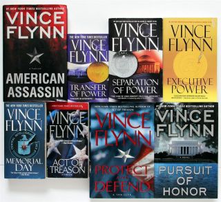 pb hc lot VINCE FLYNN Mitch Rapp series American Assassin Transfer 