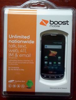 BOOST MOBILE SAMSUNG TRANSFORM ULTRA ANDROID SMARTPHONE WIFI GPS NEW 