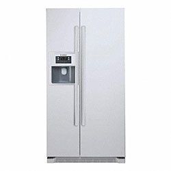 Bosch B20CS51SNW Counter Depth Side by Side Refrigerator in White 