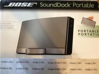 Bose SoundDock Portable 30 Pin iPod iPhone Speaker Dock Black Parts or 