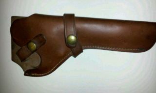 BRAUER BROS Leather Holster for Pistol Gun   Model H42   Vintage